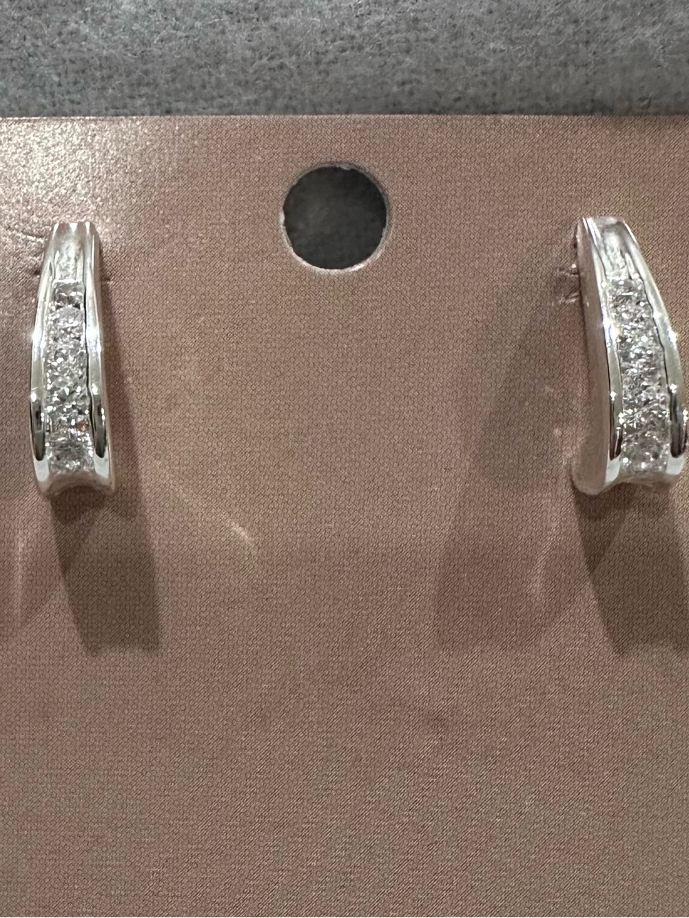 High fashion silver tone Hoop Earrings
